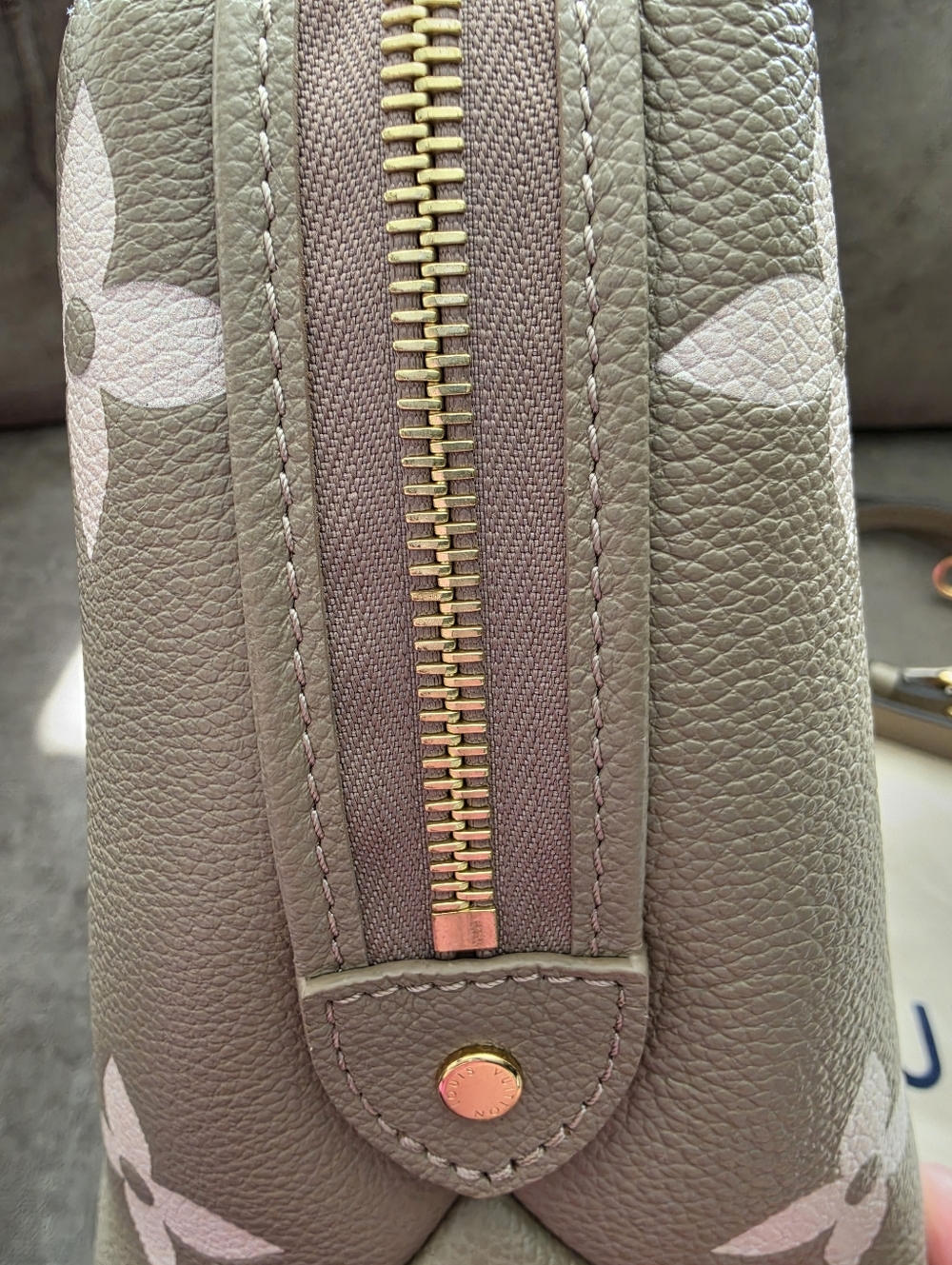 Louis Vuitton Bicolor Petit Palais in Dove/Cream - Picture 12 of 15